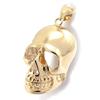 Les Trésors De Lily [K0150] - Gold Plated 'Skull' Pendant - 25x17x17 Mm