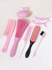 8pcs Grooming Set, Hair Removal Brush, Shampoo Brush, Easier Hair Removal, Suitable for Home Salons, Hair Styling