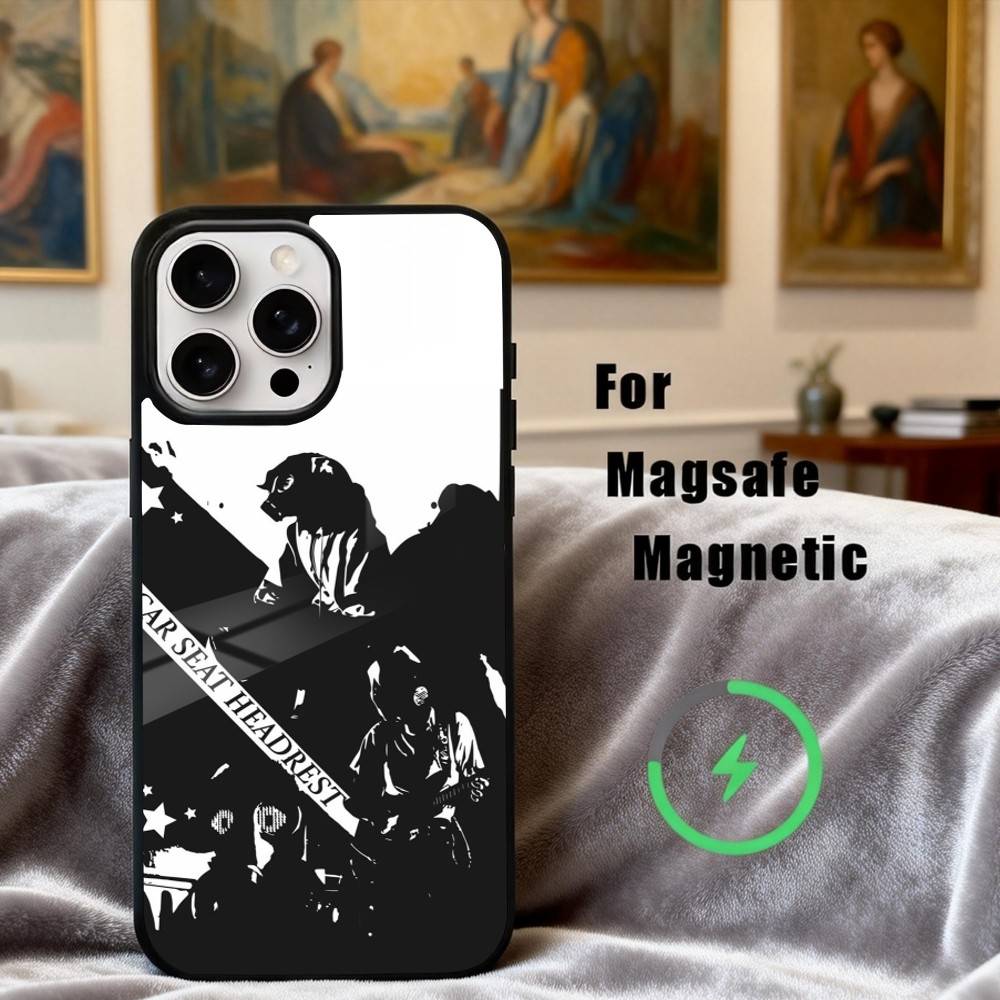 C-Автомобиль S-Сиденье H-Подголовник B-Ремень Чехол для Телефона Для iPhone17,16,15,14,13,12,11 Plus,Для Магнитной Беспроводной Зарядки Чехол