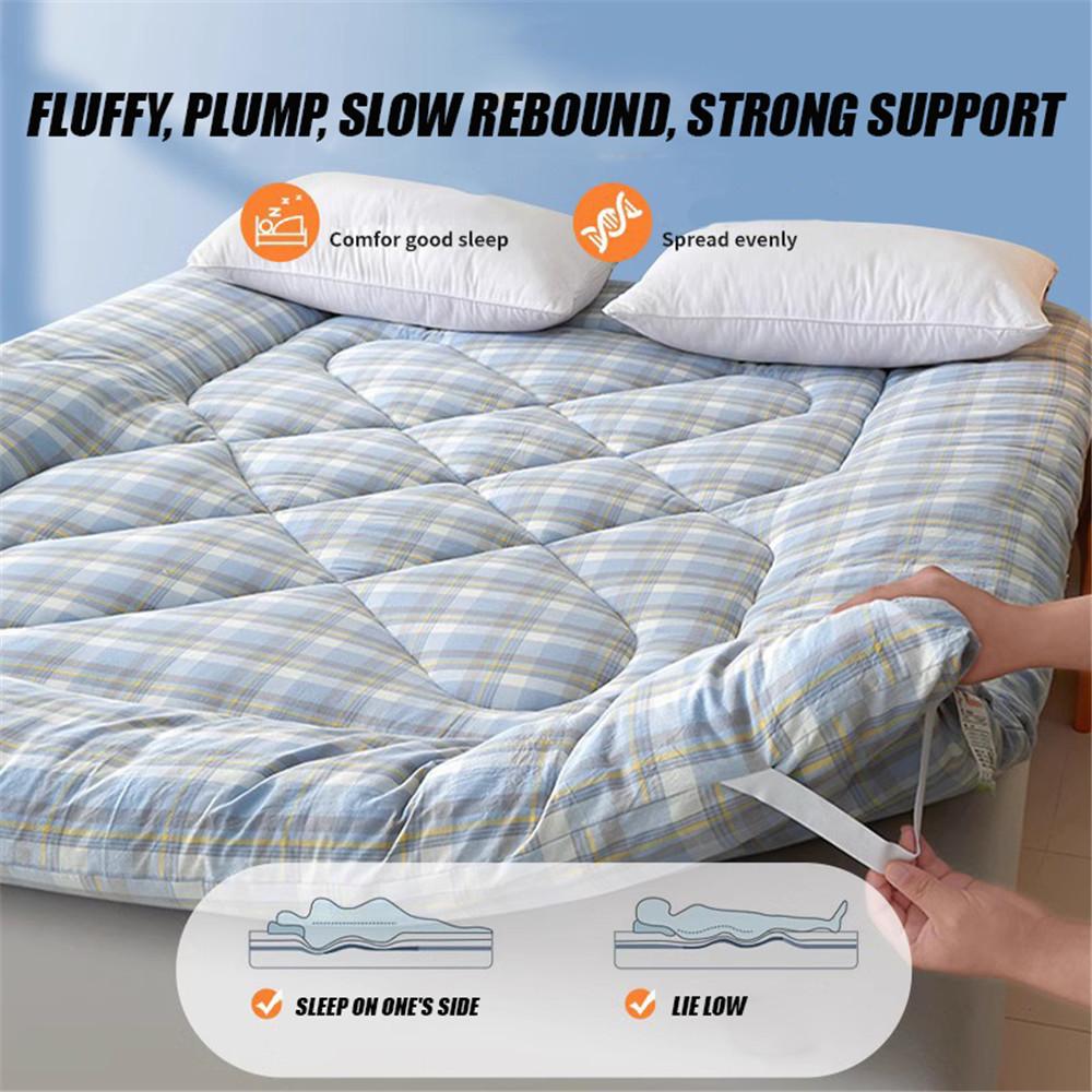100% Cotton Tatami Folding Mattress Single Double Twin Size Four Seasons Bed Topper Mat Comfortable Bedroom Furniture