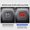 fxsh5 1Pcs Car Steering Wheel Decoration Sticker Badge Auto Styling For Honda Civci CRV Accord Mugen Prelude FIT City CRZ CRX Jazz D
