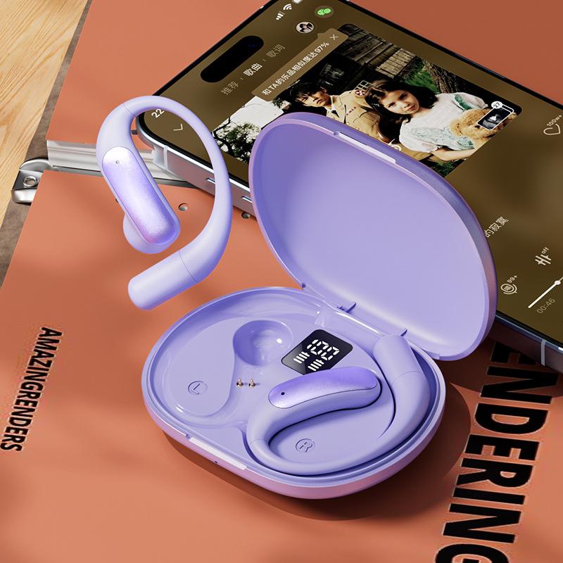 JYL TS Bluetooth-наушники с ИИ-переводом M127 OWS Дисплей Перевод в реальном времени Длительное время работы от батареи