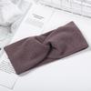 Korean-style fashionable and sweet knotted headbands, comfortable and elegant hair accessories for women, 2-piece set for face washing and hair tying