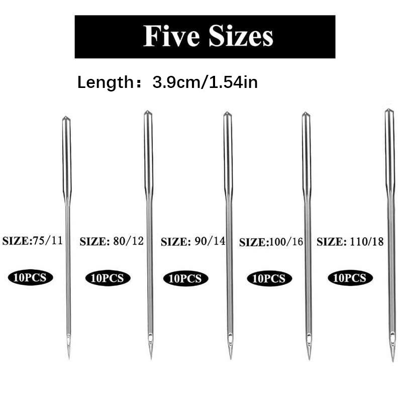 50 шт./компл. универсальные иглы для швейных машин для Singer Brother Toyota Janome, новые