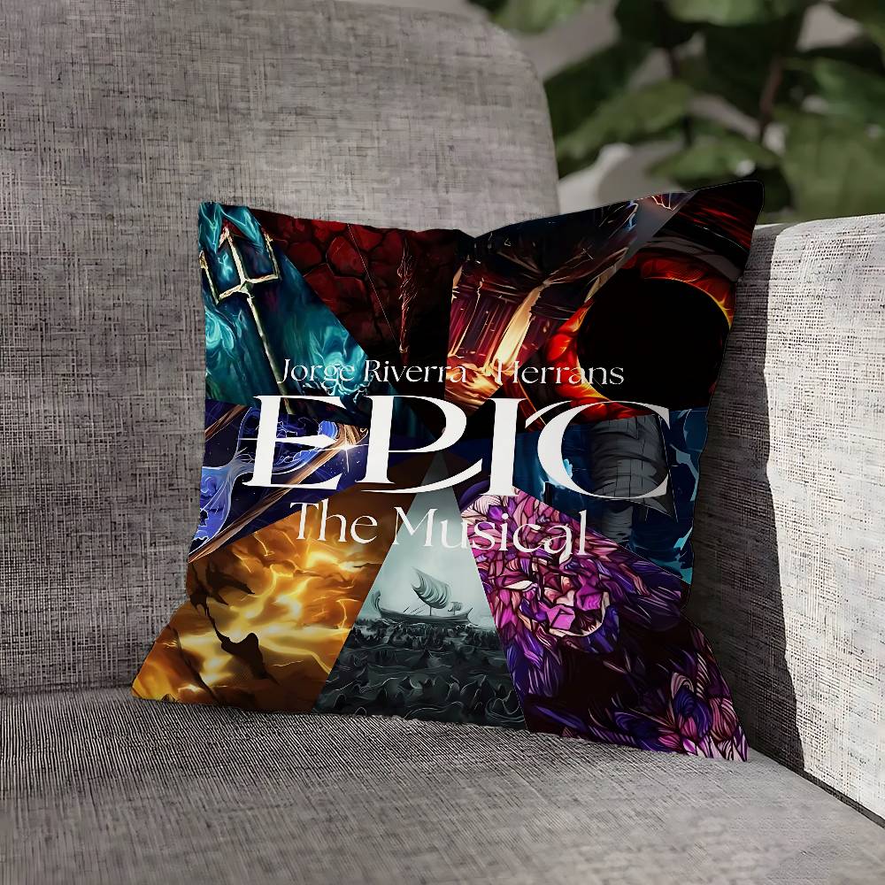 E-Epic Мюзикл Наволочка для диванного декора, автомобиля, офисной комнаты, с принтом, чехол для подушки, украшения и защита