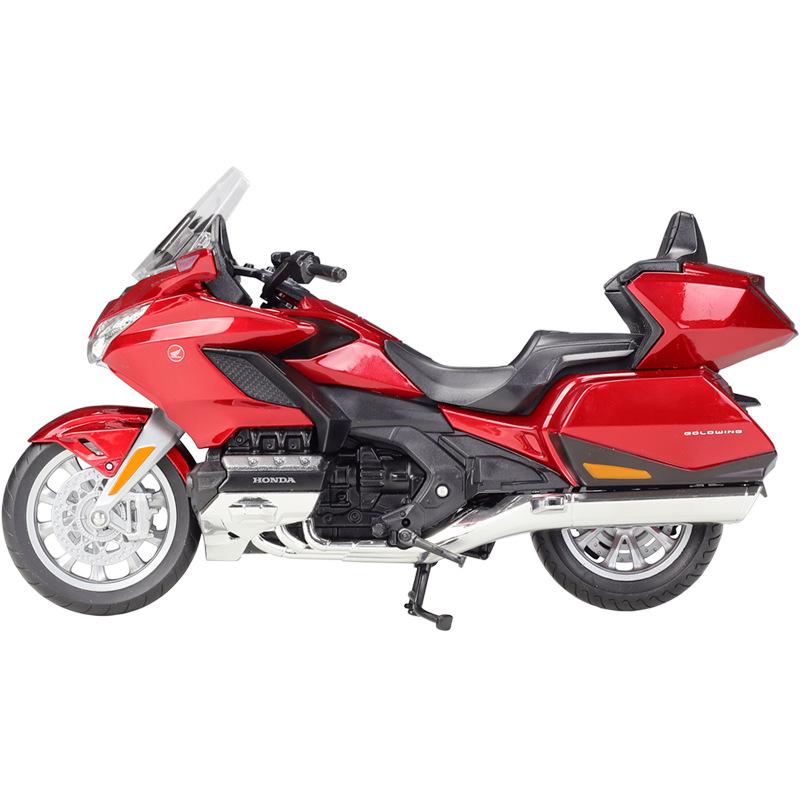 Масштаб 1/12 Welly 2020 Honda Gold Wing, литая под давлением модель мотоцикла, сверхмощный дорожный мотоцикл, коллекция игрушечных автомобилей из сплава, подарок для детей
