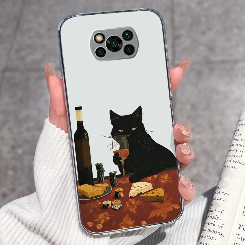 Прозрачный чехол для телефона Xiaomi Poco X3 X4 NFC X5 X6 X7 Pro F3 F4 GT F5 Мягкий ТПУ чехол Ретро узоры карманных часов Ударопрочный чехол для Xiaomi Накладка Capa