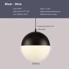 Modern LED Pendant Light Minimalist Spherical Glass Hanging Lamps For Living Rooms Study Bedroom Cafe Banquet Hall Illuminating