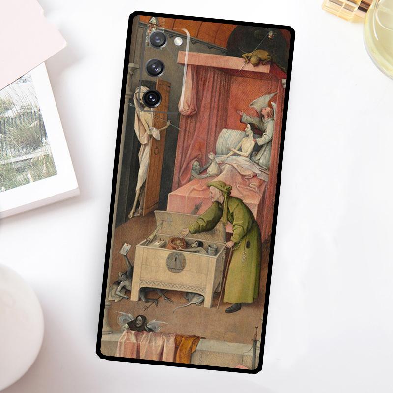 Чехол для телефона с картиной Иеронима Босха Для Samsung Galaxy S25 Ultra S24 FE S20 S21 FE S22 S23 Plus S9 S10 S25 FE