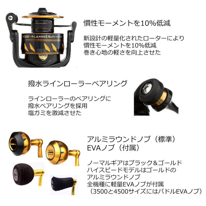 PENN Slammer IV6500 IPX Black