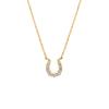 Diamond K18 Yellow Gold Necklace 111721123007 [Yondo Sea] (YG) Women's