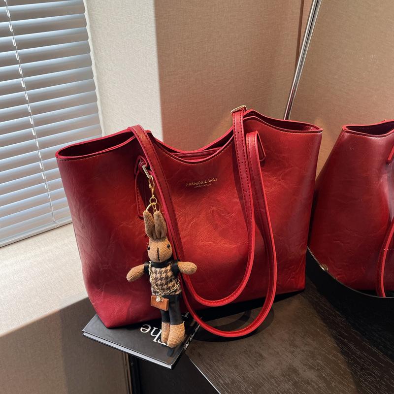 Большая вместительная осенне-зимняя сумка женская новая повседневная для студента колледжа сумка-тоут для поездок на работу женская сумка через плечо