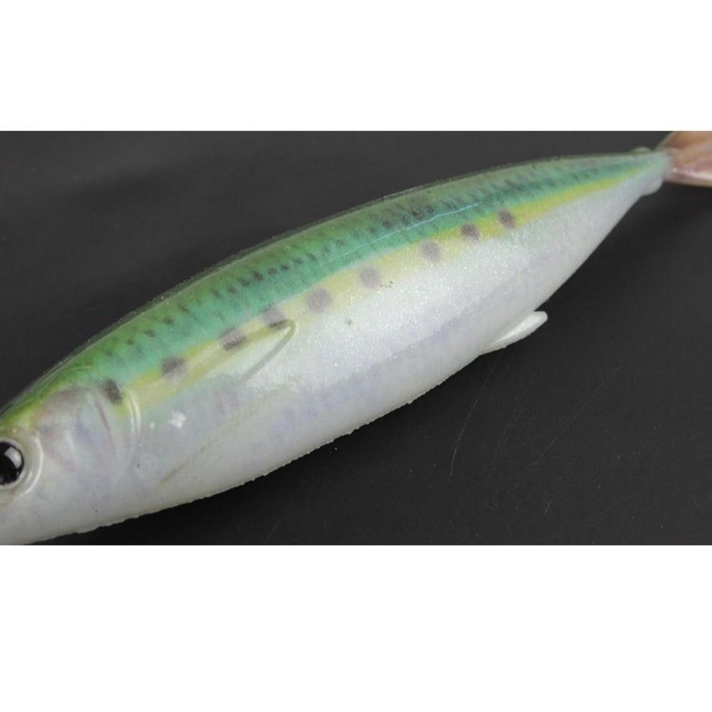 3pcs 3D Simulation Soft Fishing Bait PVC Material Simulation Fish Bait Sea Fishing