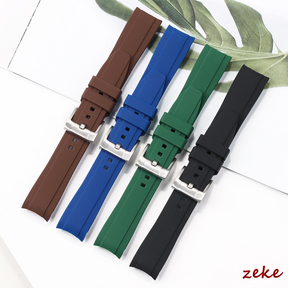 Ремешок для часов 20 мм для Omega X Swatch Ремешок для Seamaster 300 для Citizen 22 мм Мужской Женский Резиновый Силиконовый С Изогнутым Концом Наручный Браслет