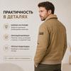 Мужская плотная ветрозащитная куртка-бомбер, Повседневная верхняя одежда с воротником из флиса, Теплая куртка на молнии в ретро-стиле, Подходит для ежедневной носки и осенне-зимнего сезона