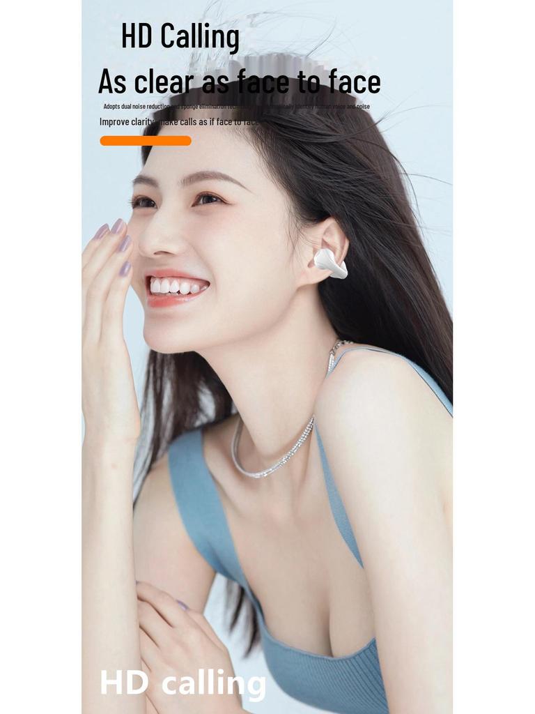 Беспроводная Bluetooth 5.4 гарнитура с заушным креплением, дисплеем и сверхдолгим сроком службы аккумулятора