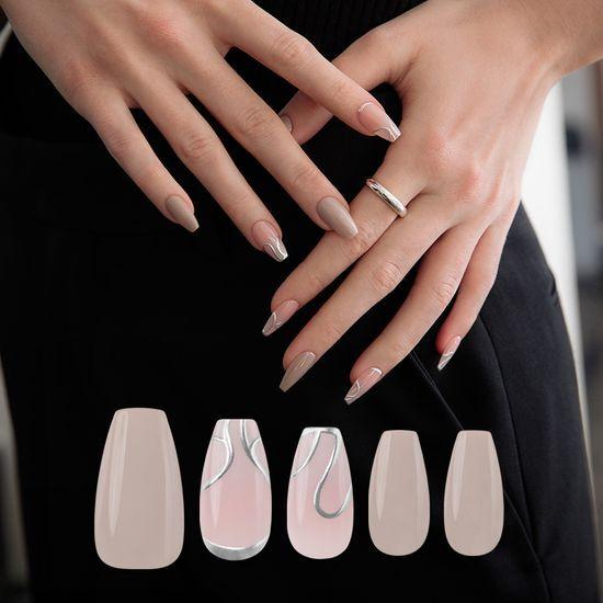 Набор для ногтей Finger Suit Water Shine с блестящими кончиками ногтей премиум-класса 33 типа