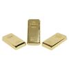 Décor 3 Pieces Combo Metal Gold Bar Paper Weight For Office Table Stylish, Gifting Items, , Birthday Or Money Heist Party Theme Decoration