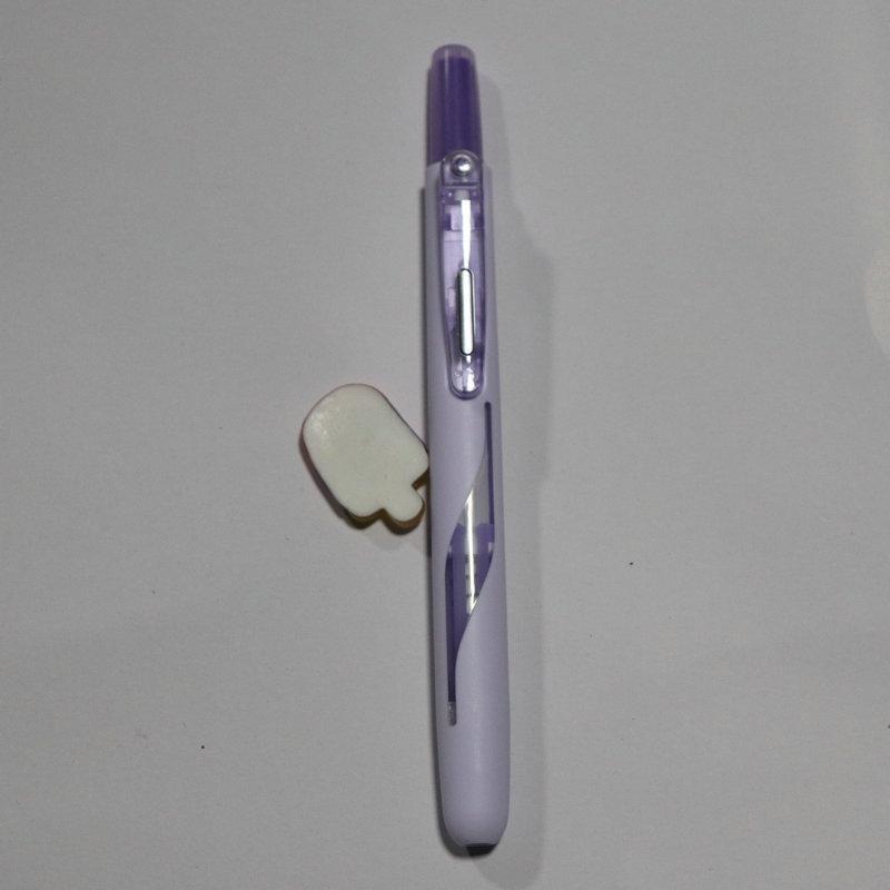 DianShi DS-8157 Colorful Clickable Fluorescent Pen - High Capacity for Students