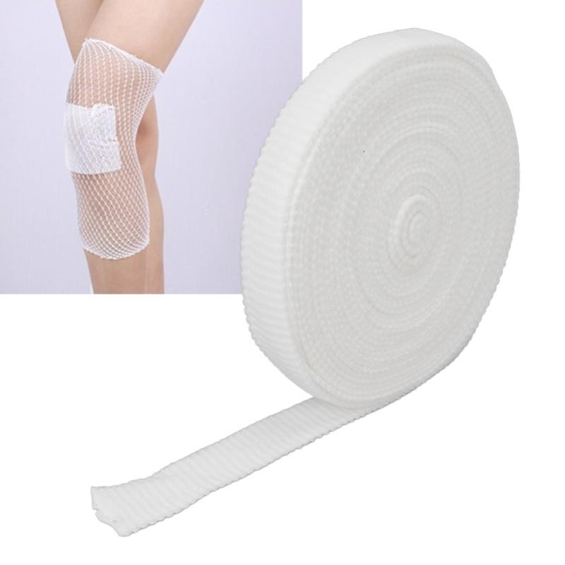 Эластичная сетчатая повязка Дышащая трубчатая марлевая эластичная повязка-обертка для фиксации раны на локте