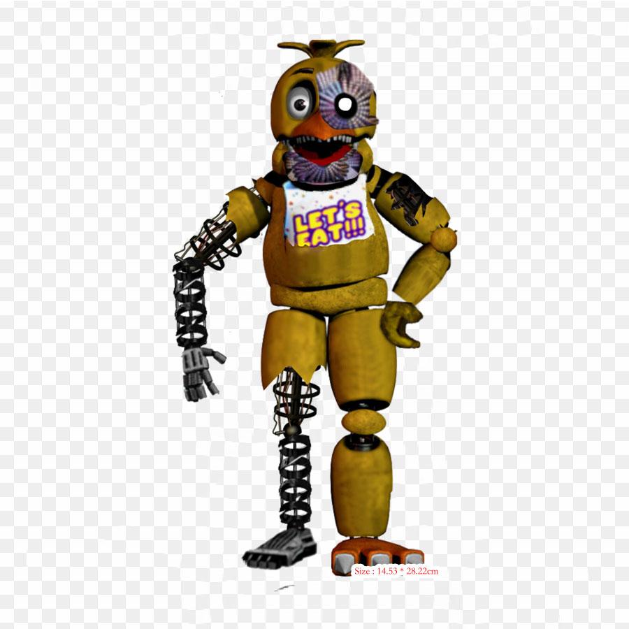 Fnaf фиксированный Scraptrap симулятор пиццерии Freddy Fazbear's Five Nights термонаклейки для одежды сумка-футболка теплопередающие наклейки железные нашивки