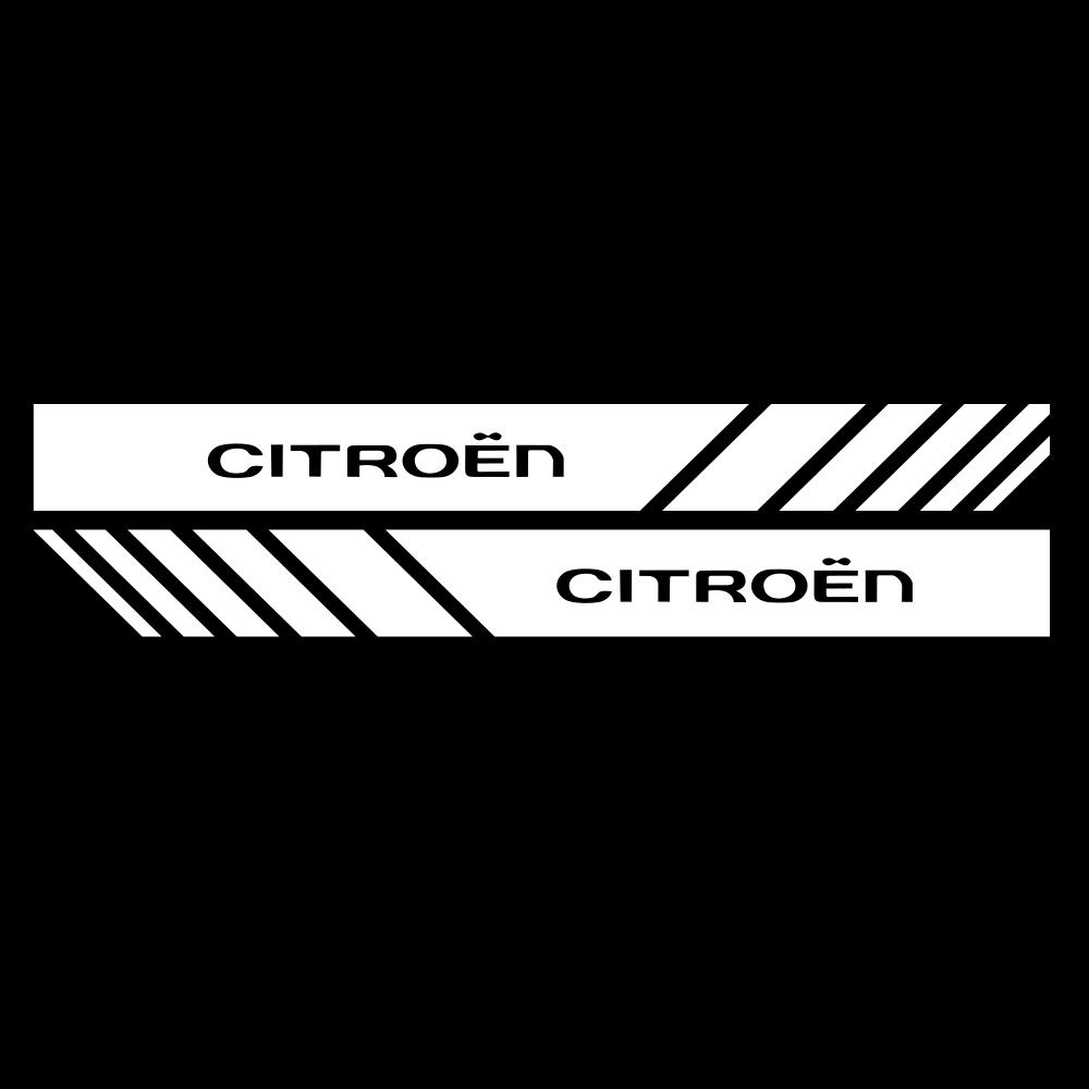 2pcs Car Stripe Stickers Rearview Mirror Reflective Vinyl Decals For Citroen C3 C4 DS3 C1 Picasso berlingo Exterior Accessories