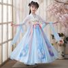 Qiz Hanfu qadimiy kostyum bolalar Xitoy uslubi kichkina qiz kiyimi Tang liboslari malika yubka milliy kostyum bolalar