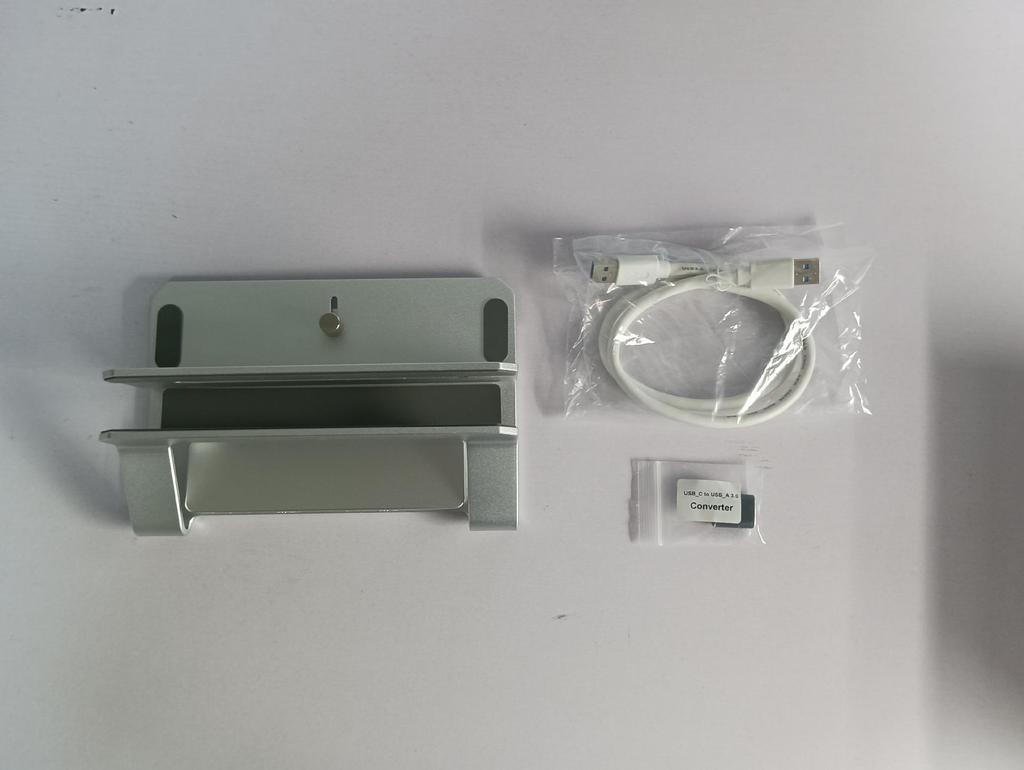 Вертикальная настольная подставка для ноутбука и планшета с USB-хабом