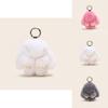 Adorable Classic Plush Rabbit Fur Keychain Accessory For Stylish Girls Gifts