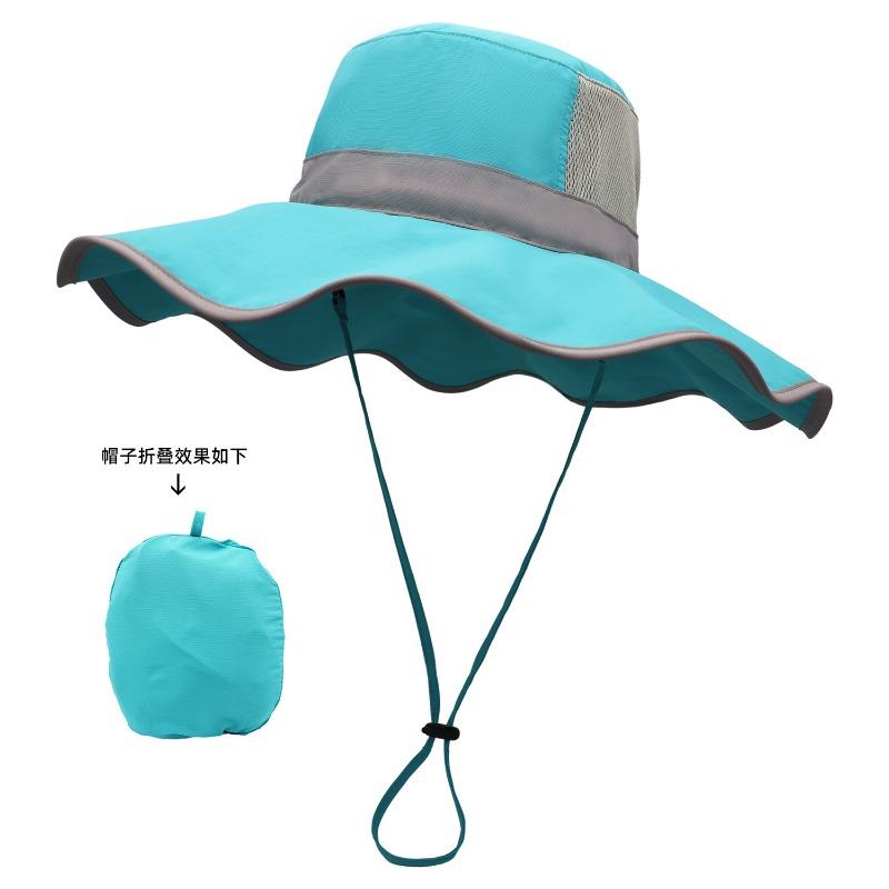 Шляпа женская летняя защита от солнца козырек шляпа от солнца для улицы велоспорт шляпа с большими полями шляпа-ведро защита шеи складная шляпа