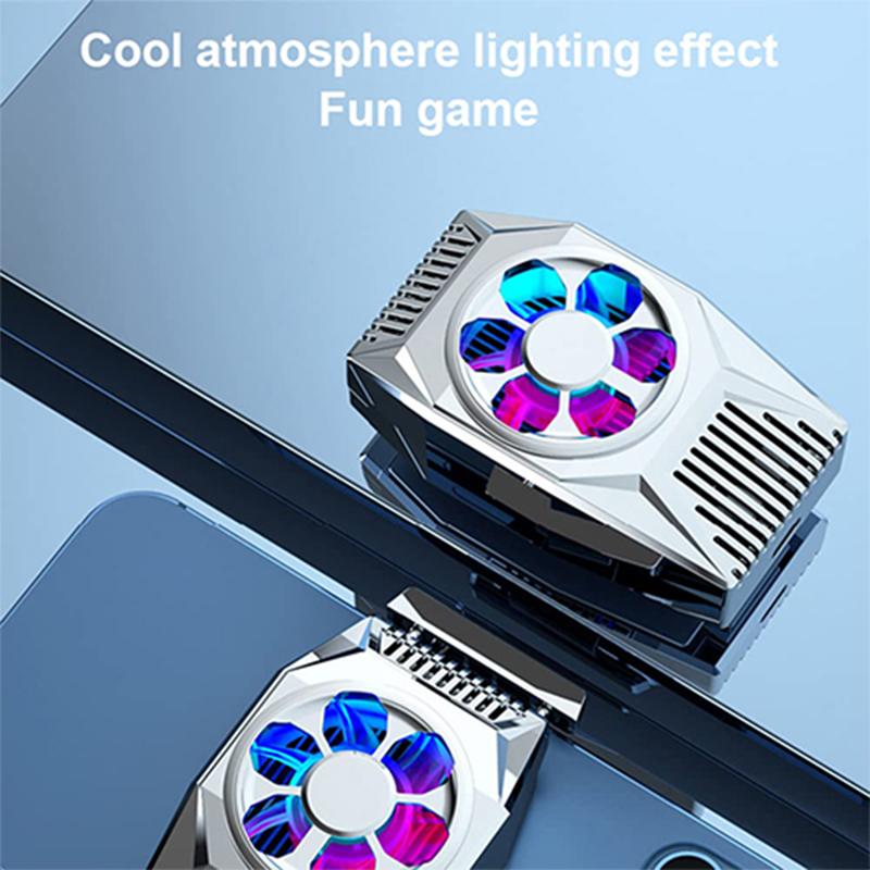 L03 Phone Back Clip-On Radiator Cellphone Live Streaming Gaming Heat Dissipation Semiconductor Cooling Fan