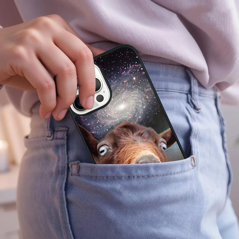 Cute Baby Pygmy Goat Phone Case For iPhone 17 Air 15 16e 14 13 Pro Max Coque 12 11 Pro Max PLUS cover