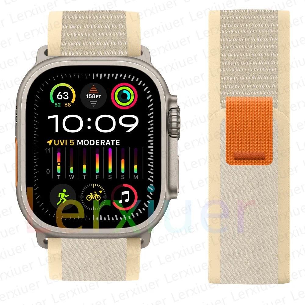 Ремешки для Apple Watch ultra2 ремешок 49мм 46мм 42мм 44мм 40мм 45мм 41мм Trail loop браслет correa iwatch series se 3 7 8 9 10 11