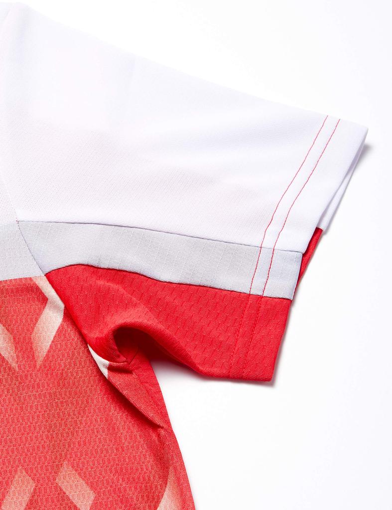 Short Sleeve Shirt Game Shirt Flash Red Japan SS To Japanese Size [Yonex] (Fit Style) Men's (639) (equivalent XS)