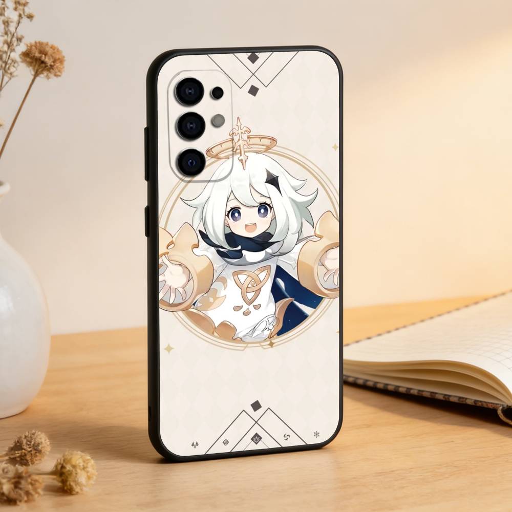 Чехол для телефона G-Genshin Impact P-Paimon для Samsung S25, S24, S21, S22, S23, S30, Ultra, S20, Plus, Fe, Мягкий силиконовый черный чехол