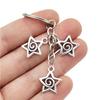 Fashion Creative Star Swirl Keychain Swirl Star Key Chain Handbag Keyring Best Friends Gifts
