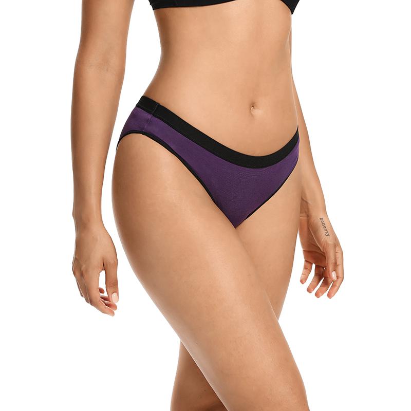 BONITOS 1Pcs Sexy Print Women's Briefs High Waist Female Panties Plus Size Underpanties