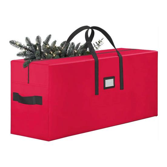 Сумка для хранения рождественской елки Yousheng с укрепленными ручками, застежкой-молнией, большой вместимостью, водонепроницаемый органайзер для хранения искусственных елок