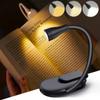 Mini Foldable Book Light Eye Protection Light Clip-on 360° Flip Study Lamp Rechargeable Battery Travel Bedroom Reading Lamp Mini