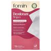 Fomin, Deodorant Tissues, Patchouli Blossom, 15 Individually Wrapped Wet Tissues