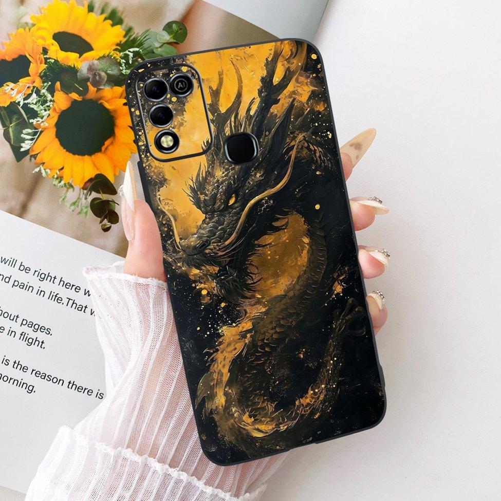 Чехол для Infinix Hot 11 Play Чехол Роскошный Модный Забавный Милый Расписной Силиконовый Чехол для Телефона для Infinix Hot 11Play