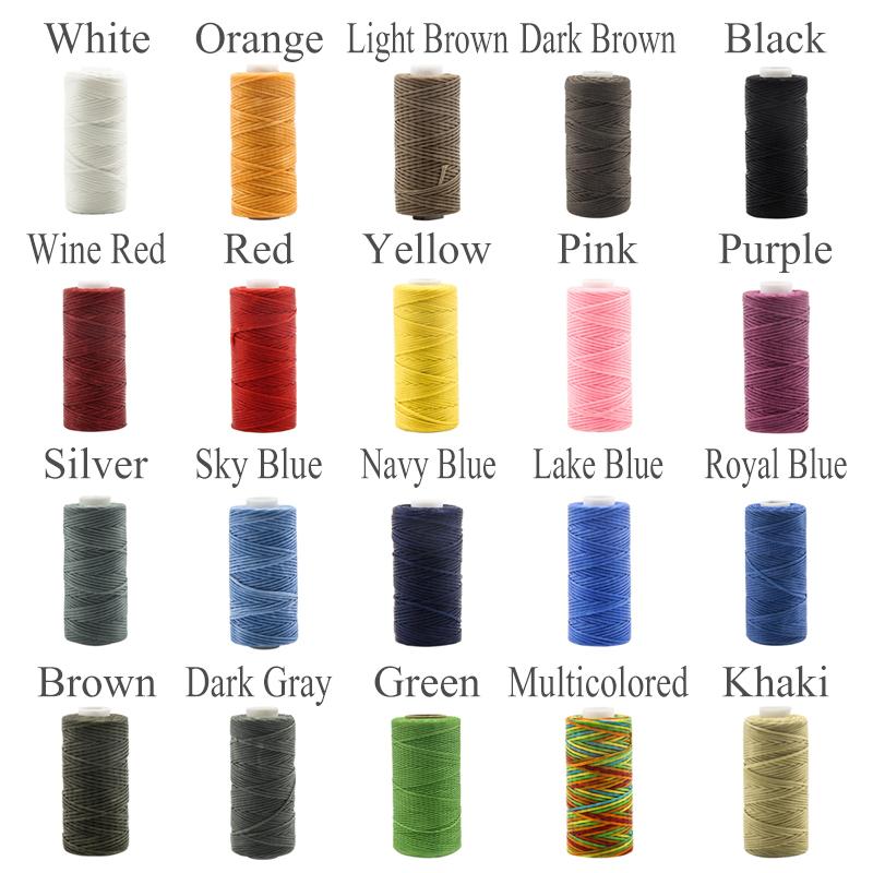 Толщина кожи 50 м, нитки для ручного шитья, 150D, 1 мм, плоская вощеная швейная линия, вощеная нить для обуви «сделай сам»