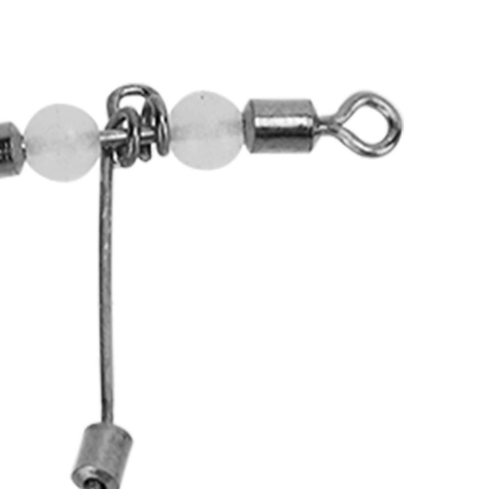 20PCS with Luminous Beads 3 Way Fishing Swivel T Shape Fishing Swivel Saltwater Fishing