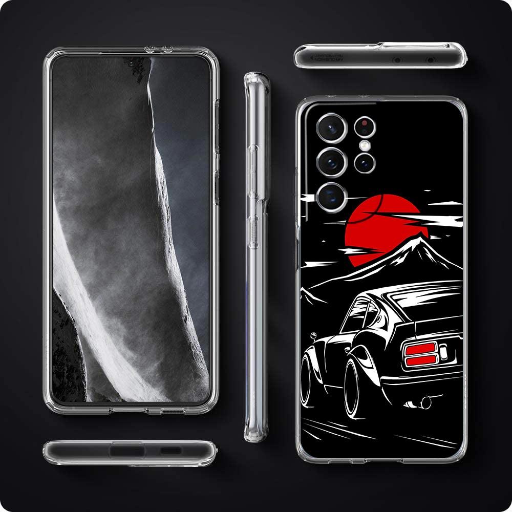 Япония JDM спортивные автомобили мужской мужской чехол для телефона для Samsung Galaxy S22 5G S20 Ultra S21 FE 5G S10E S9 S8 S10 Plus Note 10 прозрачный чехол