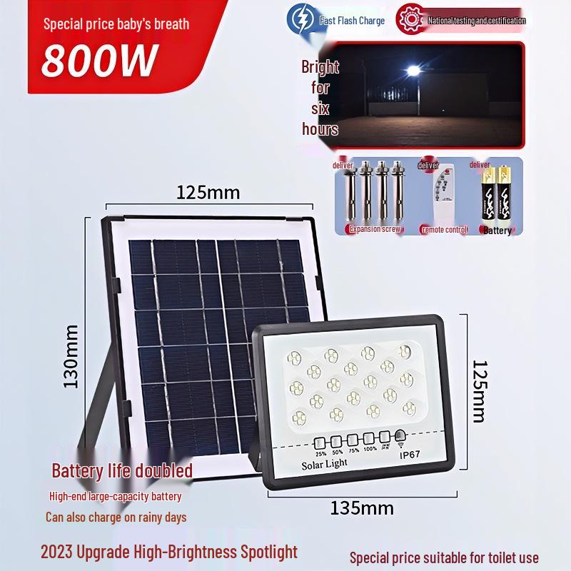 Уличные суперяркие солнечные фонари для улицы и двора - Водонепроницаемые для использования во дворе и дома