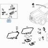 Ремонтный комплект для фар Mercedes-Benz GLA W156 (Модели 1568201500 и 1568201600)