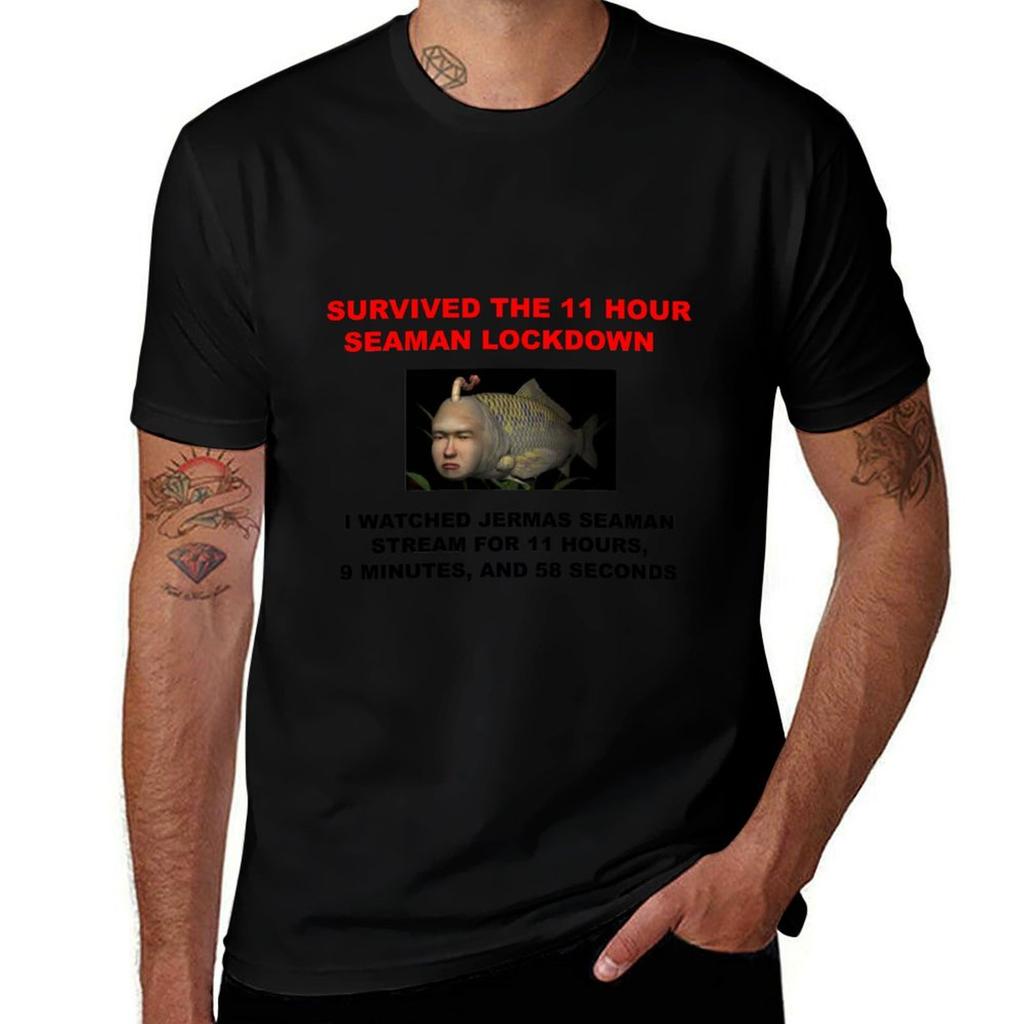 11 hour seaUnisex lockdown TShirt Casual Basic Street Style TShirt