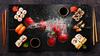GLASS PROTECTIVE PLATE FOR STOVE 90X52 FRUIT