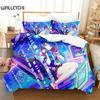 Anime Project SEKAI Hoshino Ichika Bedding Set Boys Girls Twin Queen Size Duvet Cover Pillowcase Bed Kids Adult