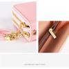 Wallet Korean version for women, long and large capacity handbag, small daisy double-layer zipper simple phone bag